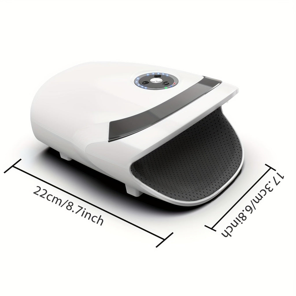 Cordless Hand Massager with Compression & Heat(White)-1