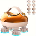 Portable Electric Scalp Massager(Gold)-0
