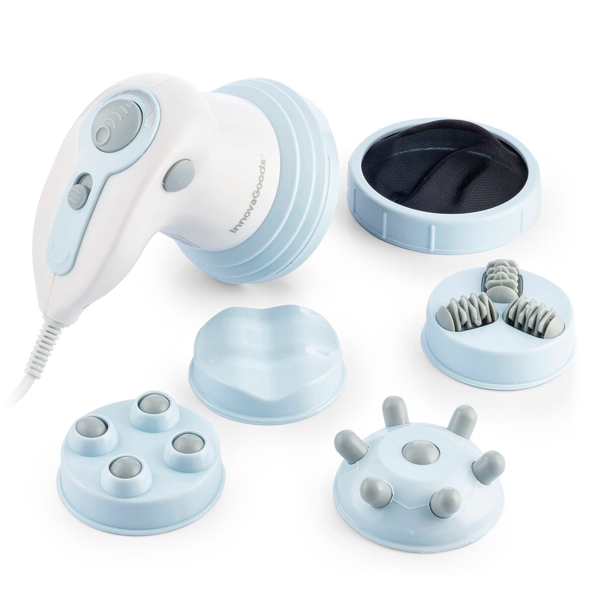 Pack Vibrating Anti-Cellulite Massager with Infrared 5 in 1 and Firming Body Lotion InnovaGoods