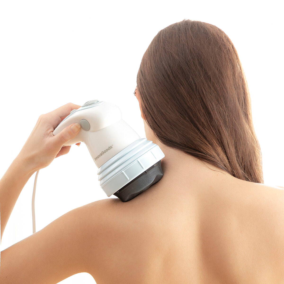 Pack Vibrating Anti-Cellulite Massager with Infrared 5 in 1 and Firming Body Lotion InnovaGoods