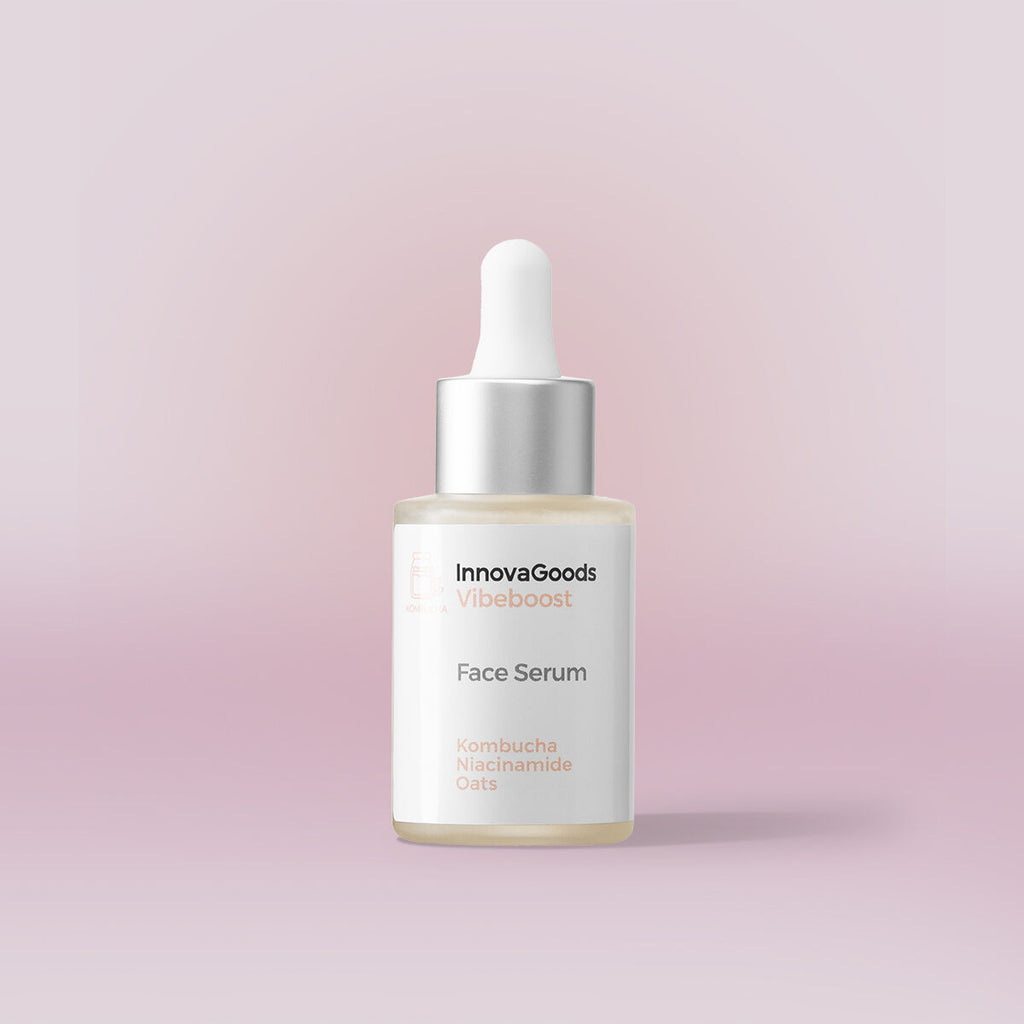 Pack Facial Massager, Kombucha Facial Serum Vibeboost 30 ml and Kombucha Facial Cream Vibecare 50 ml InnovaGoods
