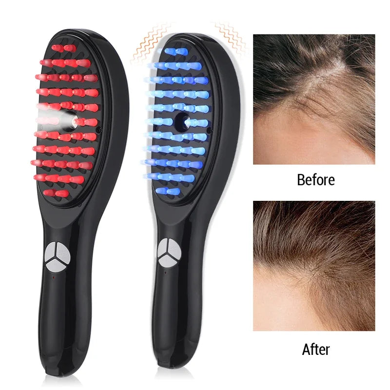 Electric Spray Massage Comb – LED Light Therapy & Nano Atomization-1