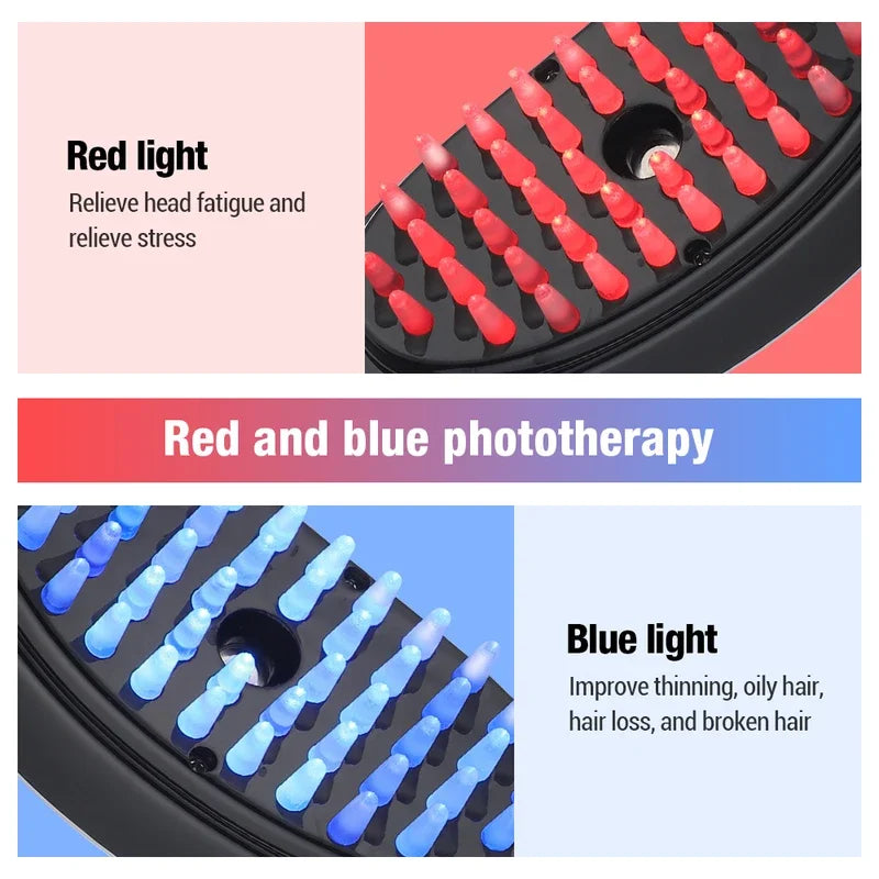 Electric Spray Massage Comb – LED Light Therapy & Nano Atomization-3