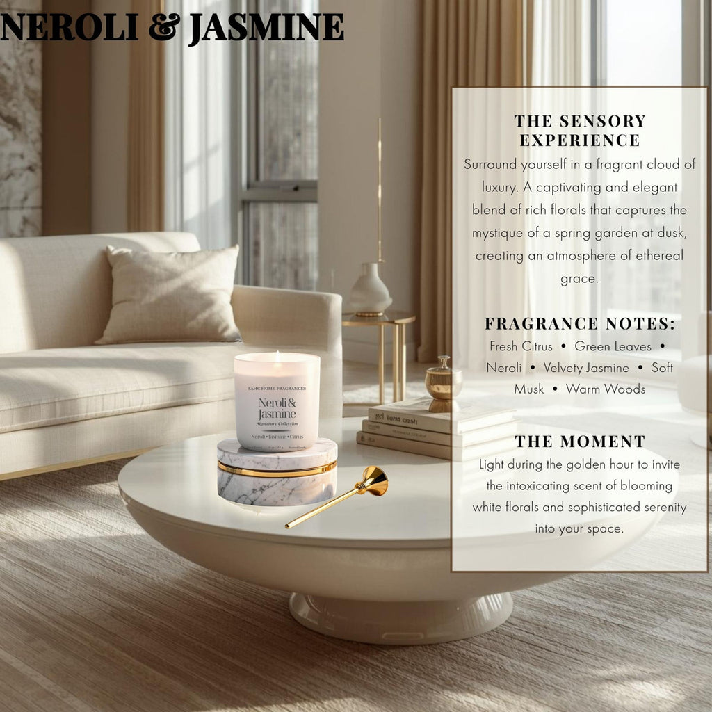 Neroli & Jasmine | Luxury Fragrance Candle-0