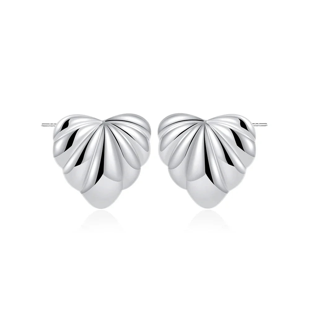 Trendy Stainless Steel Multilayer Circle Twist Knot Earrings for Women Texture Mixed Color Gold Plated Statement Earring Bijoux