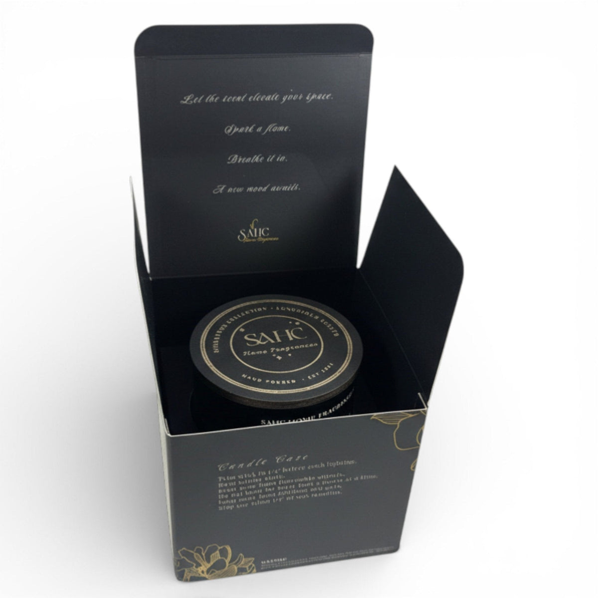 Saffron & Violet | Luxury Fragrance Candle-4