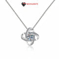 Sterling Silver Pendant Necklace for Women Moissanite Jewelry