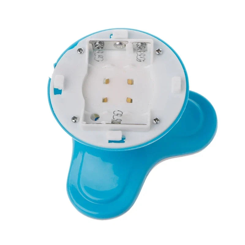 Mini USB Electric Vibrating Massager Triangle Handheld Massager Blue-2