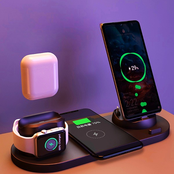 3-in-1 Wireless Charging Station – iPhone, Apple Watch & AirPods