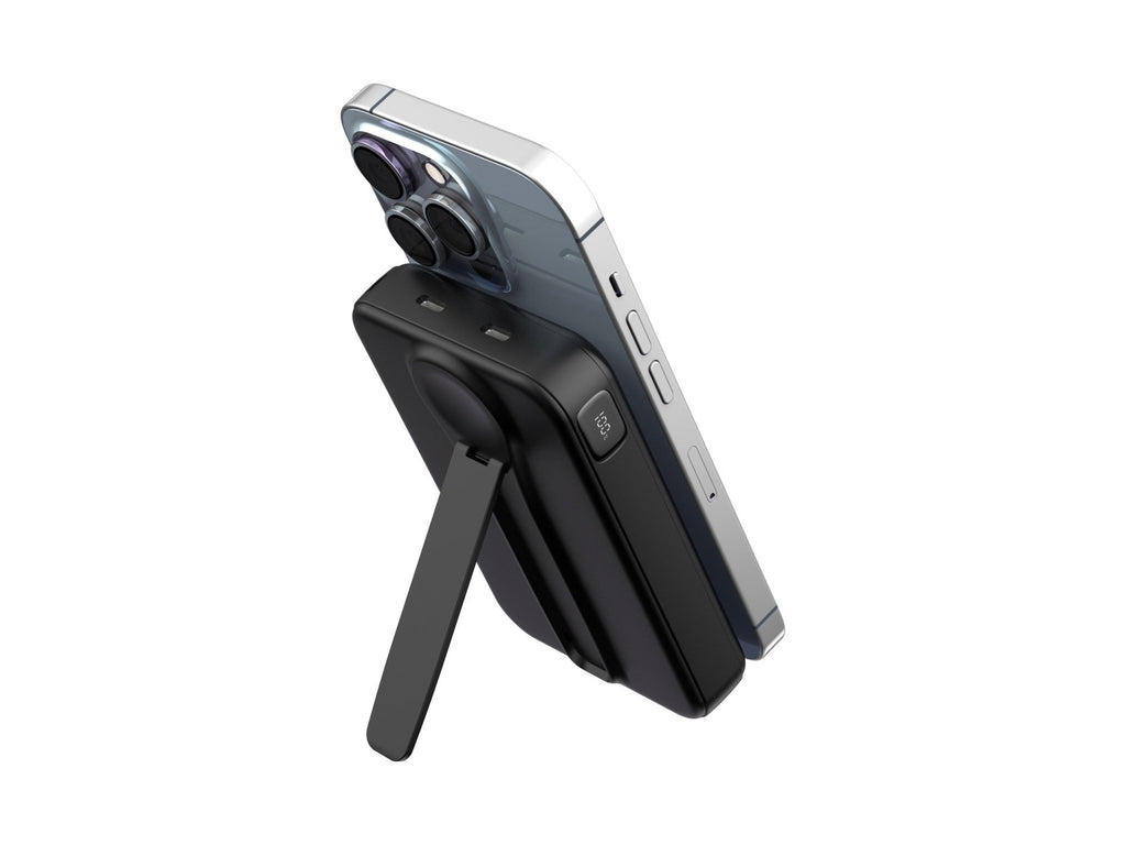 Techancy TF2786 10000mAh Magnetic Wireless Power Bank – MagSafe Compatible, LED Display & Stand
